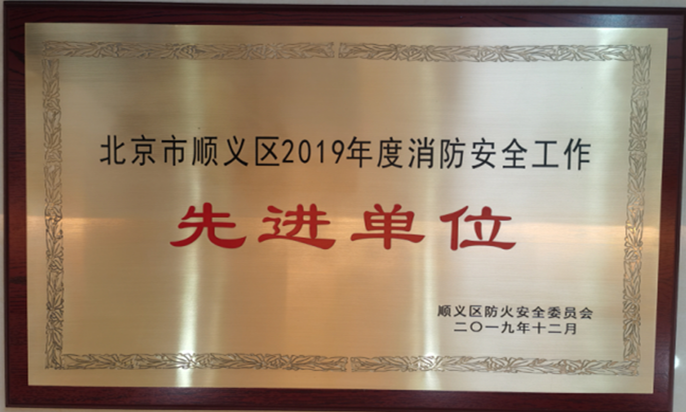 尊龙凯时控股荣获2019年度消防清静事情先进单位